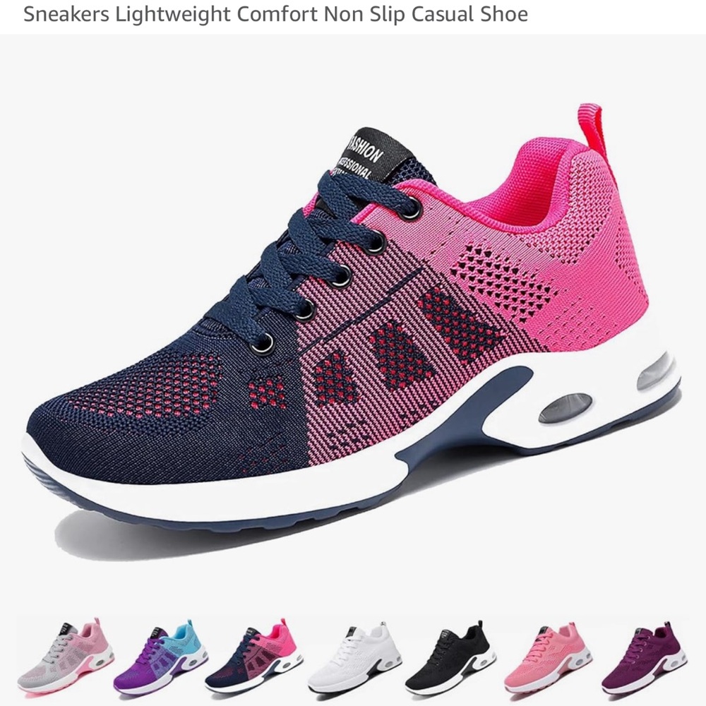 Musabela Orthopedic Fashion Sneakers pink blue